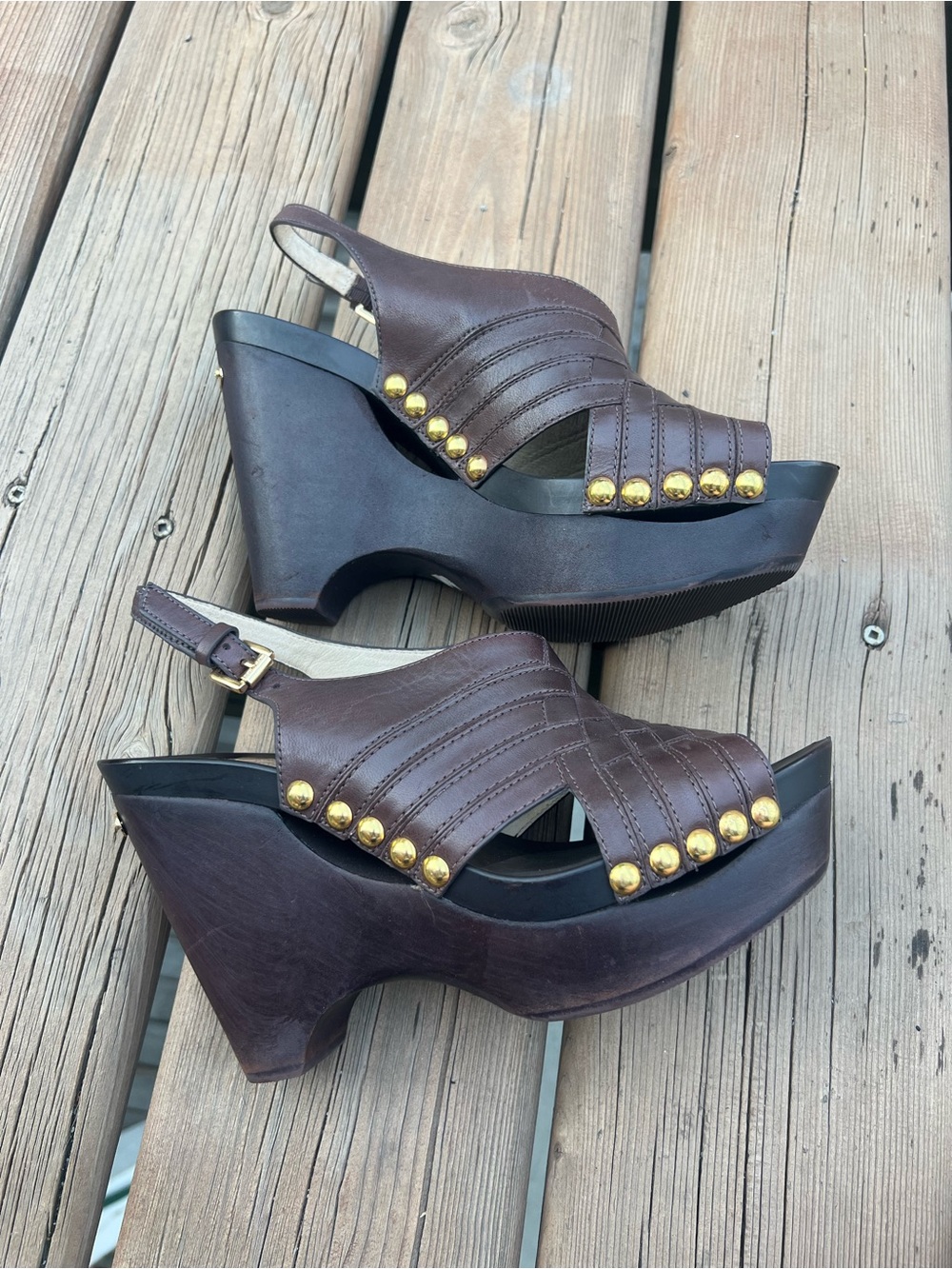 Michael Michael Kors wedge platform sandals